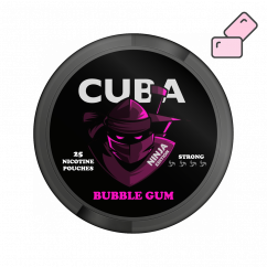CUBA NINJA EDITION, BUBBLE GUM (žvýkačka) - SUPER STRONG